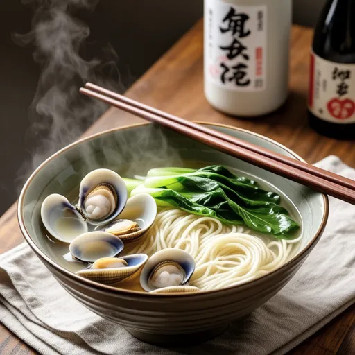 あさりとクレソンの素麺