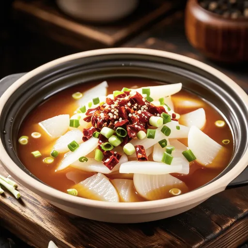Baek Jong Won's Braised Radish with Anchovy Broth