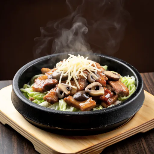 Stir-fried Pork and Cabbage with Miso Cheese