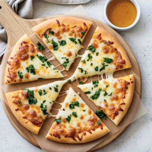 Garlic Butter Tortilla Pizza