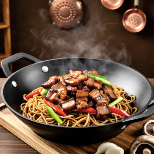 Stir-fried Pork and Konjac Noodles (Japchae Style)