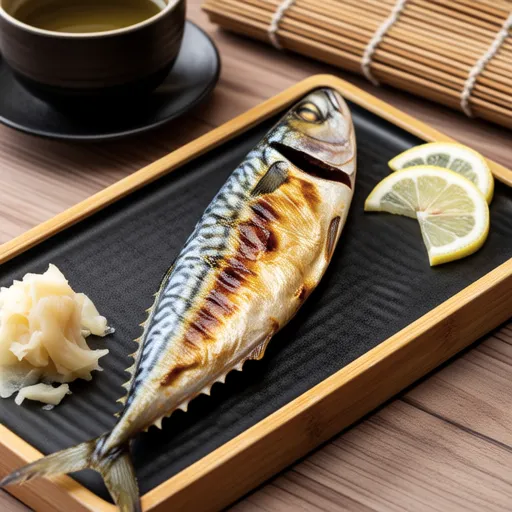 Salt-Grilled Mackerel