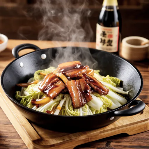 Stir-fried Pork Belly and Cabbage