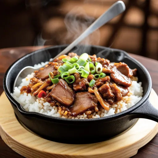 Pork Belly and Kimchi Rice