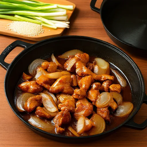 Onion Chicken Stir-fry