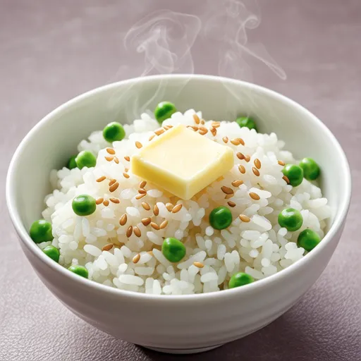 Green Pea and Shirasu Butter Rice