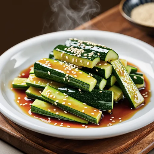 Stir-fried Zucchini with Oyster Sauce