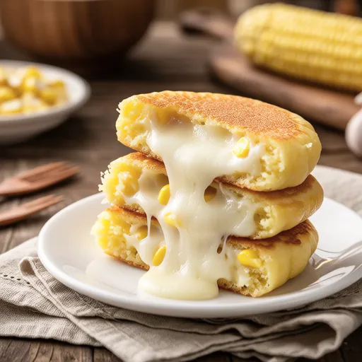 Corn Cheese Pancake (Baek Jong Won Style)