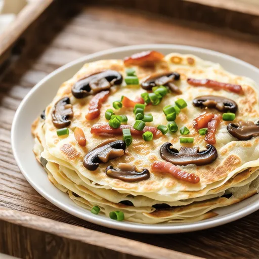 Enoki and Nagaimo Pancake