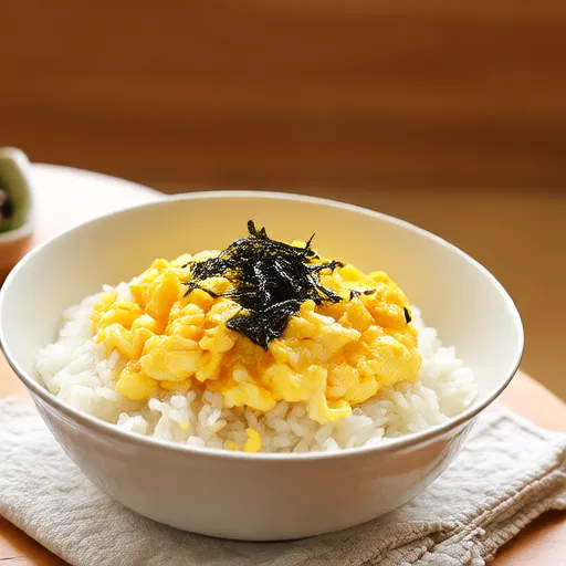 Soy Sauce Egg Rice