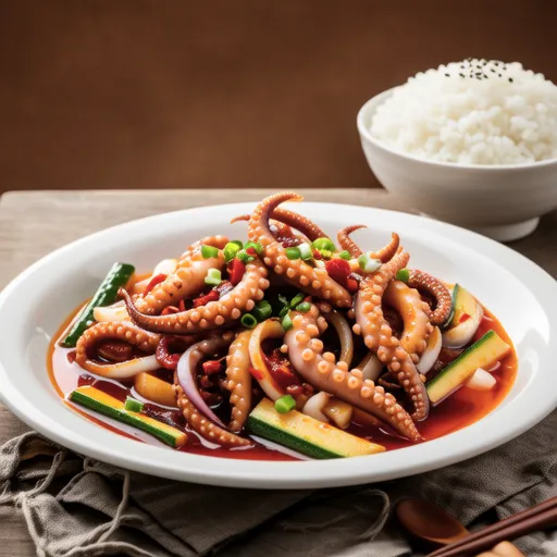 Spicy Stir-fried Squid