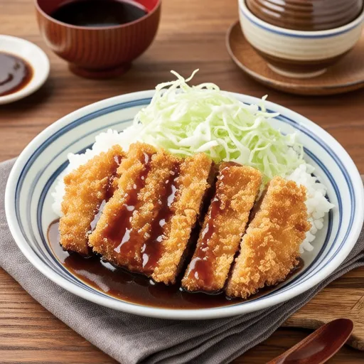 Beef Komagire Sauce Katsudon