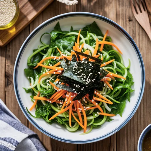 Mitsuba and Nori Chinese Salad