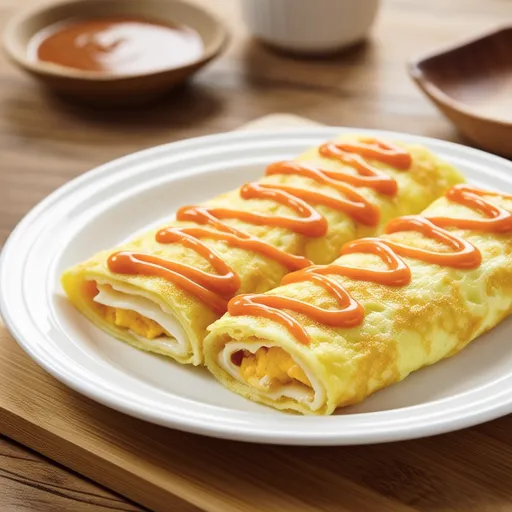 Mentaiko Mayo Cheese Omelette