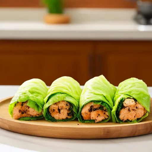 Avocado Tuna Lettuce Wraps