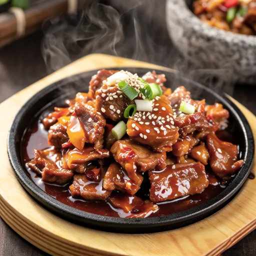 Spicy Stir-fried Pork Belly (Korean Style)