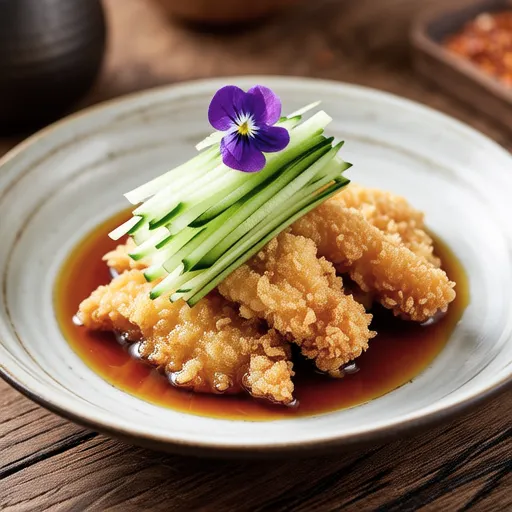Chicken Tender and Shiso Wasabi Soy Sauce Mix