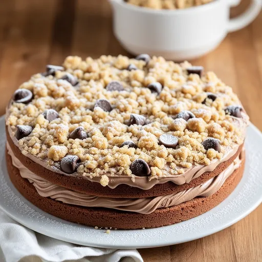 Nutella Crumble Cake