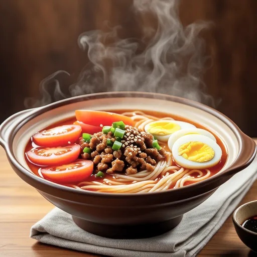 Tomato and Egg Mapo Vermicelli