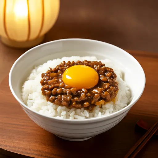 Natto Egg Rice Bowl