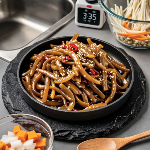 Stir-fried Seaweed Stems (Odorless Stir-fried Seaweed Stems)
