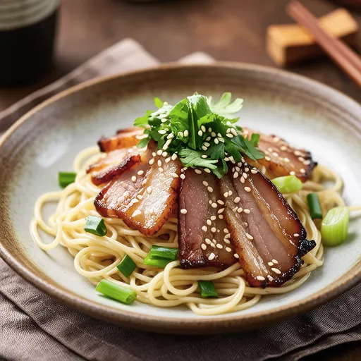 Sesame-flavored Pork Shabu Japanese-style Pasta