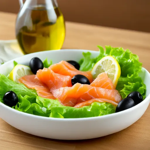 Salada de Salmão Defumado