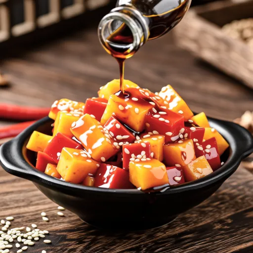 Paprika and Chili Soybean Paste Salad