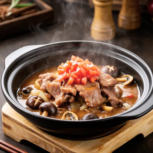 Steamed Pork and Tomato