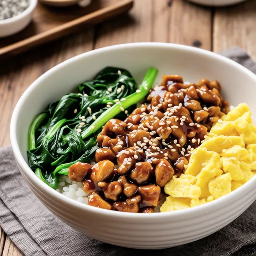三色そぼろ丼
