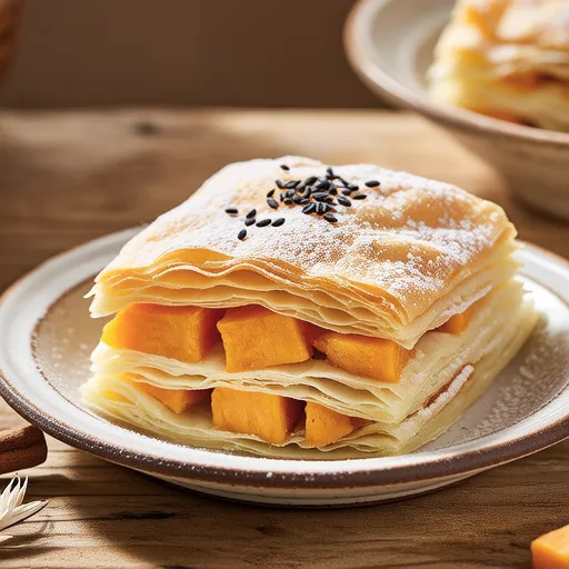 Sweet Potato Pie with Frozen Pastry Sheets