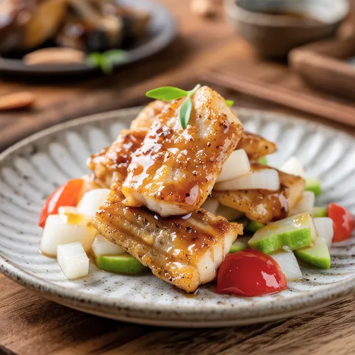 Sautéed Mackerel with Grated Daikon and Ponzu