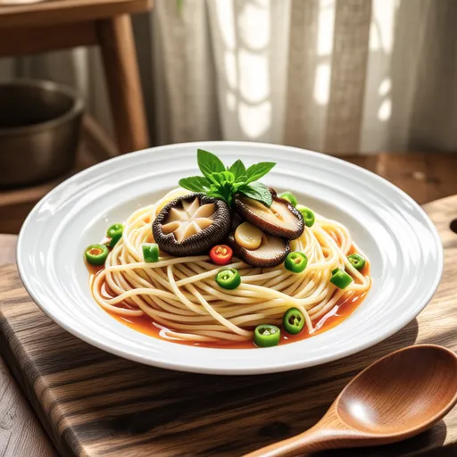 Perilla Oil Pasta (Korean Style)
