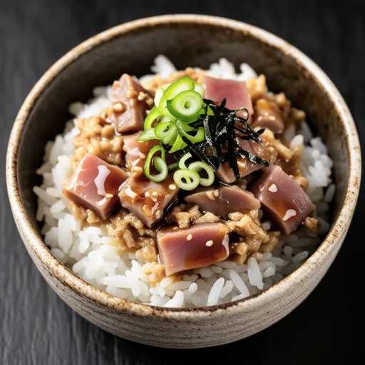 Tataki Nagaimo Tuna Rice Bowl