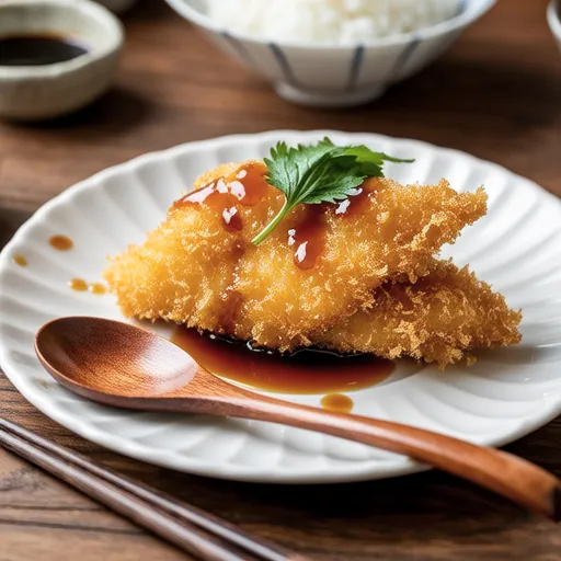 Fried Cod with Natto Ponzu Sauce
