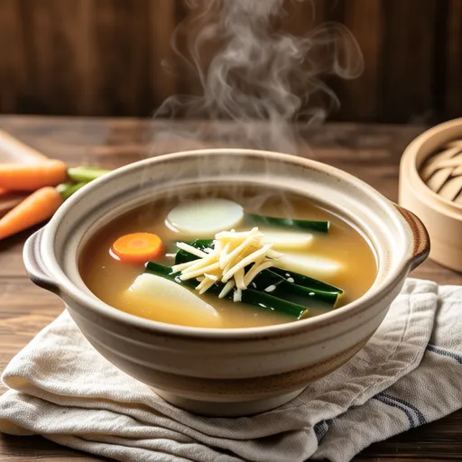 Turnip and Carrot Ginger Soup