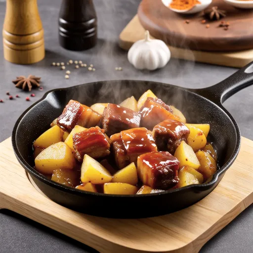 Spam Potato Braised Dish