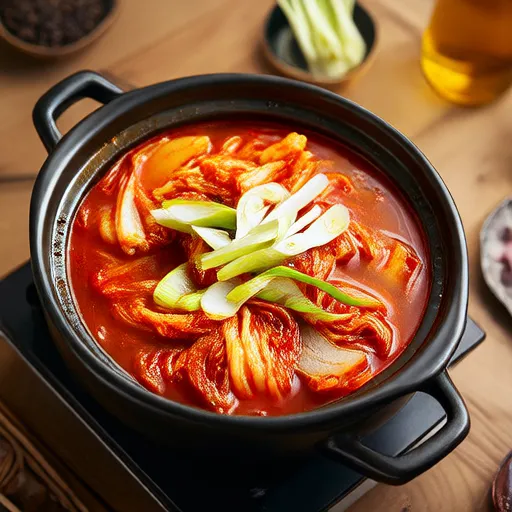 Ton Balıklı Kimchi Çorbası