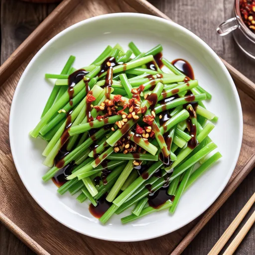 Spicy Shiso and Chikuwa Salad