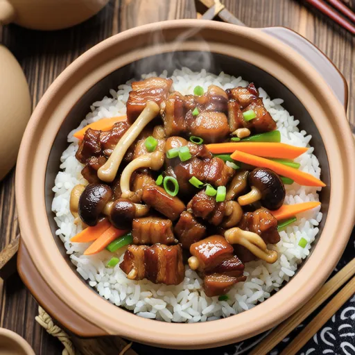 Chestnut and Pork Rice