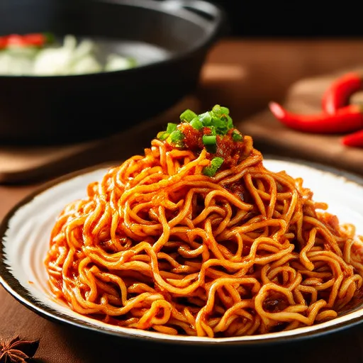 Spicy Instant Ramen Stir-fry