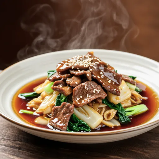 Beef and Napa Cabbage Stir-fry with Oyster Sauce