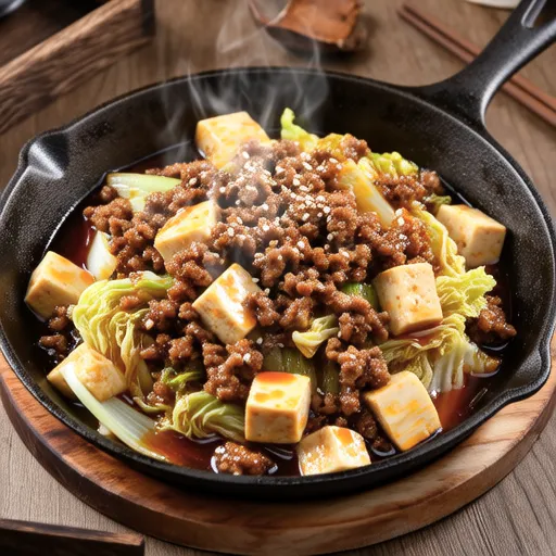 Minced Meat and Cabbage Stir-fry