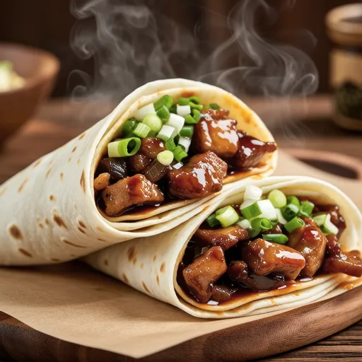 Korean-Style Pork Belly Burrito