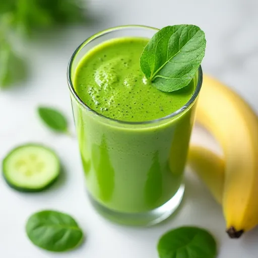 Smoothie auf Hafermilchbasis