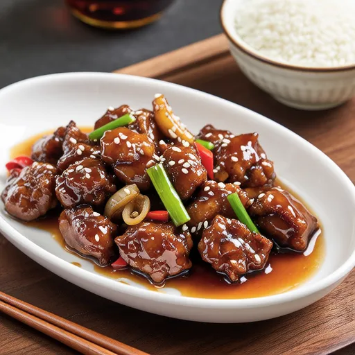 Soy Sauce Braised Chicken Nuggets