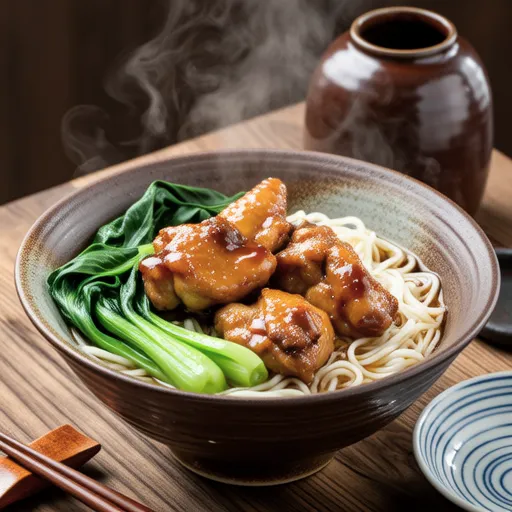 Chicken and Chrysanthemum Sukiyaki-style Simmer