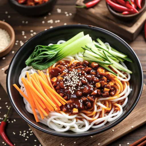 Chewy Rice Noodle Bibim Guksu