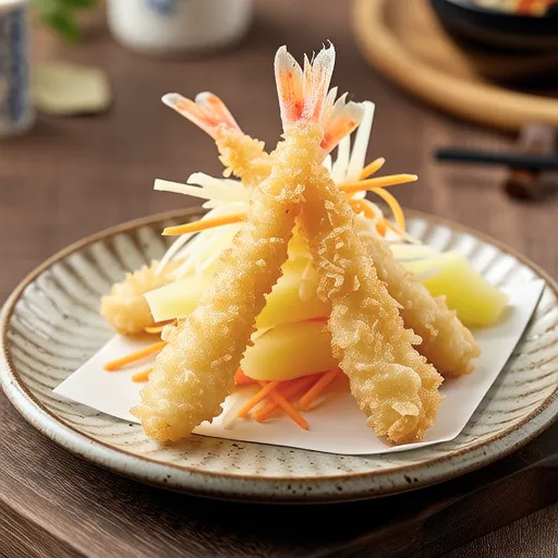 Small Fish and Potato Tempura