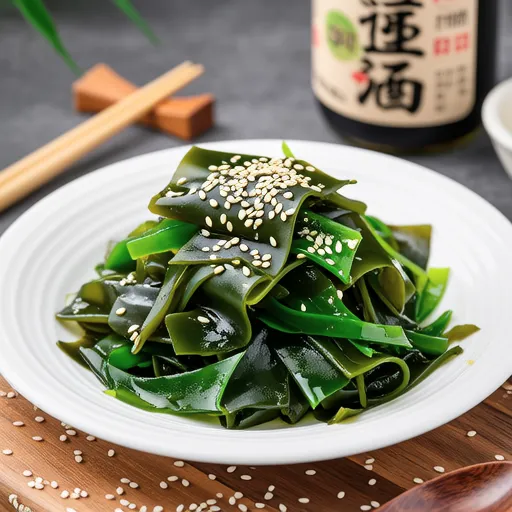Wakame and Nagaimo Sesame Chinese Salad
